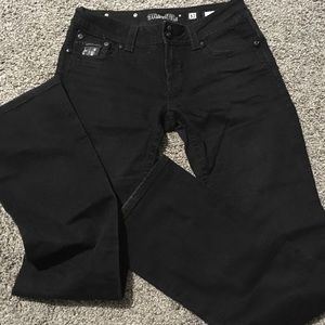 Black Miss Me Jeans, size 31 waist, 37 inseam